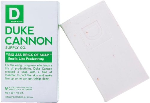 Image of Duke Cannon - Big Ass Brick of Soap - Smells Like Productivity - White