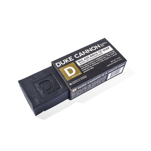 Duke Cannon Big Ass Brick of Soap - Smells Like Accomplishment - Black WORLDWIDE DELIVERY