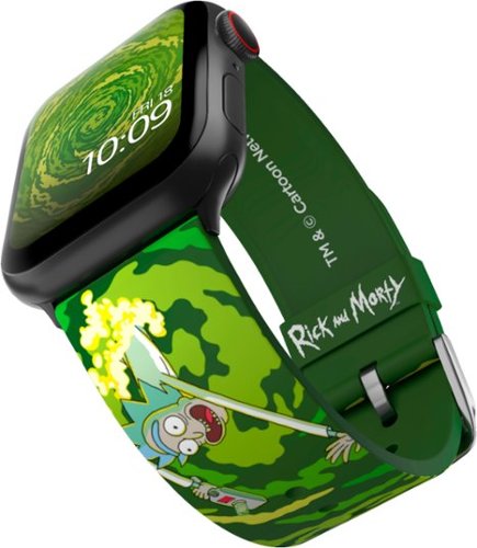 MobyFox - Rick and Morty – Open Portal Smartwatch Band – Compatible with Apple Watch – Fits 38mm, 40mm, 42mm and 44mm