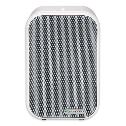 GermGuardian - AC4175W 4-in-1 66 sq. Ft. Air Purifier with HEPA Filter, UV Sanitizer, Odor Reduction, Table Top - White