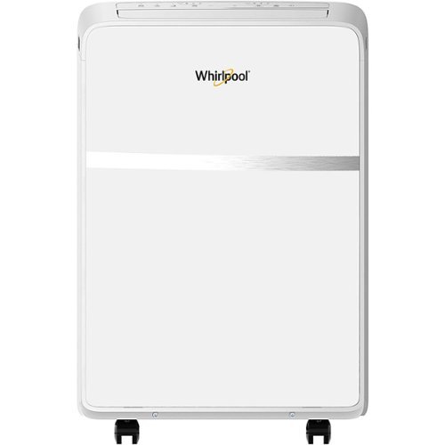 Whirlpool - 350 Sq. Ft Portable Air Conditioner and 7,600 BTU Heater - White