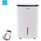 Honeywell - 30 Pint Smart Dehumidifier with Alexa Voice Control & Anti-Spill Design - White-Front_Standard