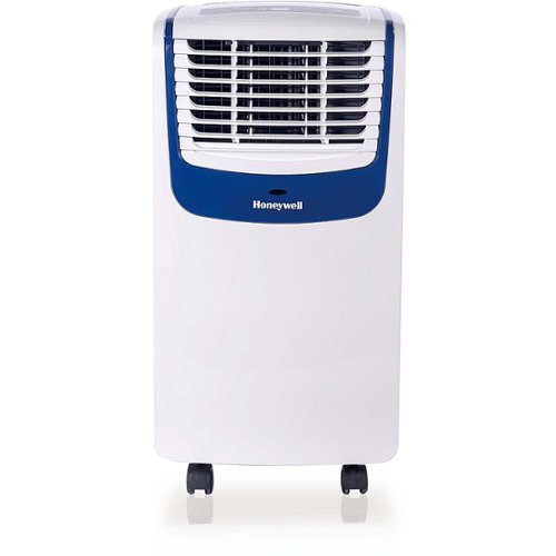 Honeywell - 9,100 BTU (ASHRAE)/6,100 BTU (SACC) Portable Air Conditioner - White/Blue