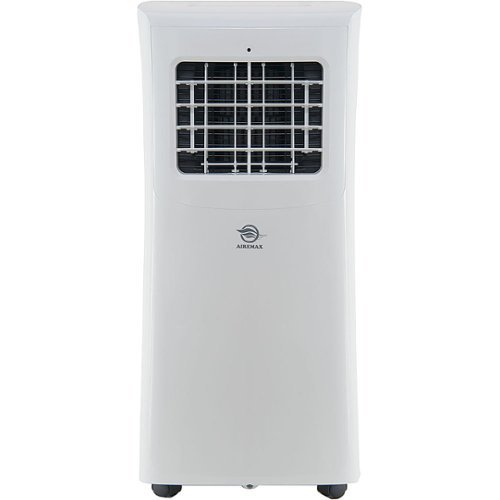AireMax - Portable Air Conditioner with Remote Control for Rooms up to 200 Sq. Ft. - White