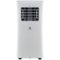 AireMax - Portable Air Conditioner with Remote Control for Rooms up to 200 Sq. Ft - White-Front_Standard