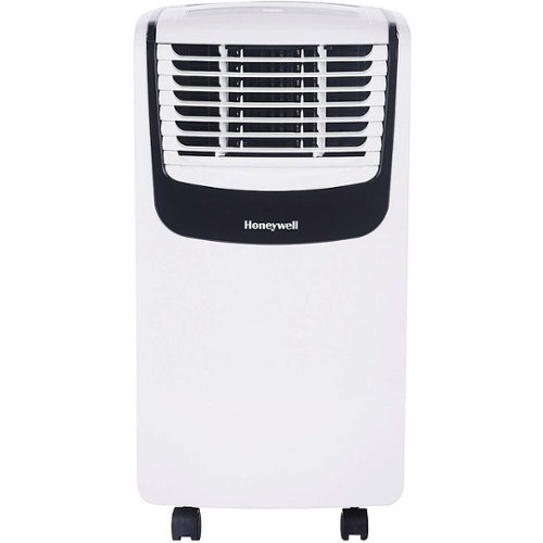 Honeywell - 9,100 BTU (ASHRAE)/6,100 BTU (SACC) Portable Air Conditioner - White/Black