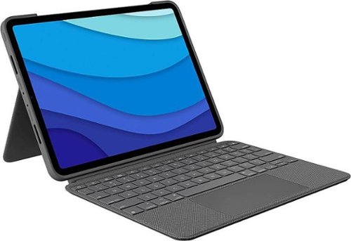 Logitech - Combo Touch iPad Pro Keyboard Folio for Apple iPad Pro 11" (1st, 2nd & 3rd Gen) with Detachable Backlit Keyboard - Oxford Gray