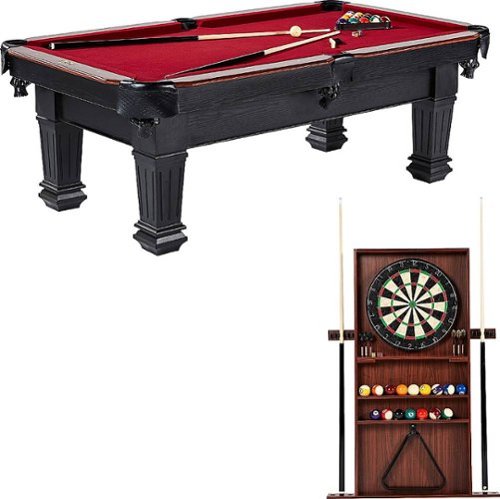 Barrington - Burwood 90" Billiard Table - Red/Black