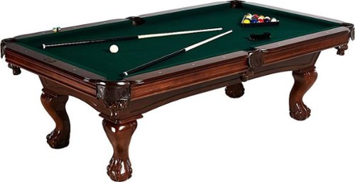 Barrington - Hawthorne 100" Billiard Table - Green/Brown-Left_Standard 