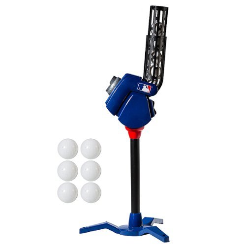 Franklin Sports - MLB® 4-IN-1 Pitching Machine Batter & Fielder Combo - Blue