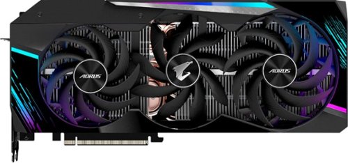 GIGABYTE - NVIDIA GeForce RTX 3080 AORUS MASTER 10GB (Rev 2.0) GDDR6X PCI Express 4.0 Graphics Card-Front_Standard 