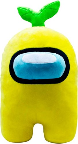 Just Toys LLC - Among Us Mega 14" Plush - Yellow w/ Sprout