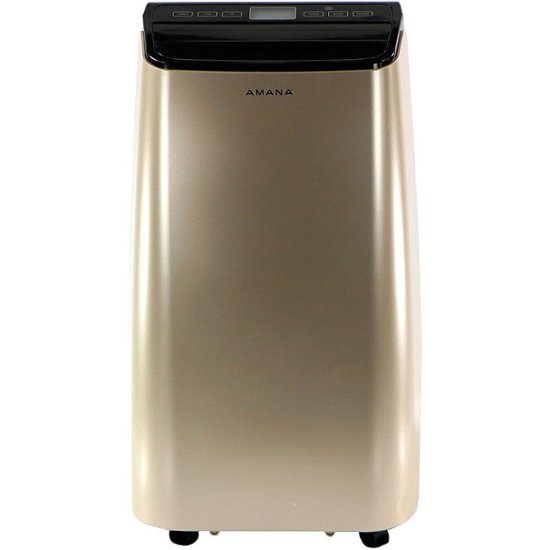 Amana - 450 Sq. Ft. Portable Air Conditioner - Gold/Black - Front_Standard