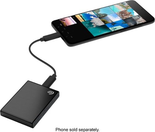 Seagate One Touch 1TB External USB-C Portable SSD with Rescue Data Recovery Services - Black SHOP ONLINE
