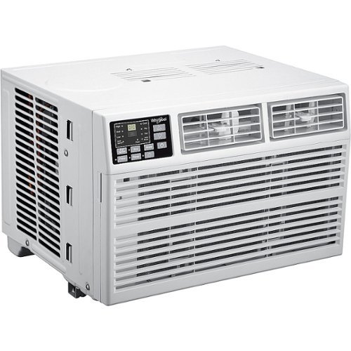 Whirlpool - Energy Star 18,000 BTU 230V Window-Mounted Air Conditioner with Heat - White