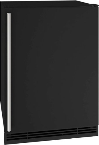 U-Line - 1 Class 4.2 Cu. Ft. Undercounter Refrigerator with Ice Maker - Black