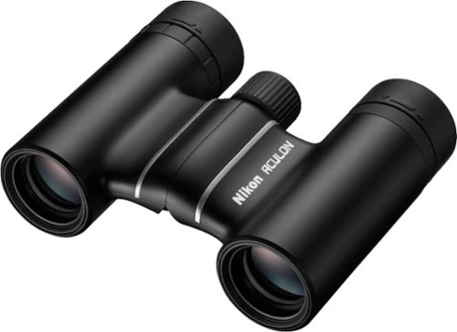 Nikon - Aculon T02 10 x 21 Compact Binoculars - Black