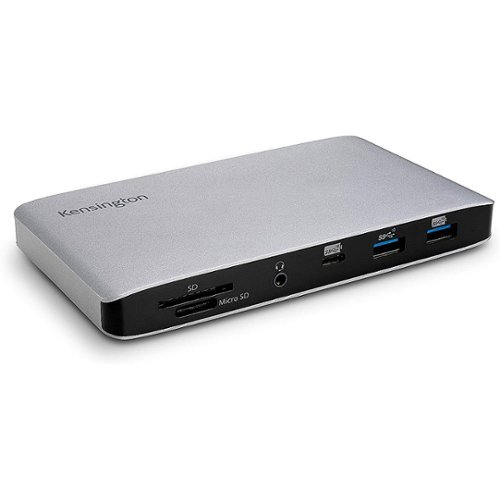 Kensington SD2500T Thunderbolt 3 and USB-C Dual 4K Hybrid Nano Dock with 60W PD - Win/Mac - Docking Station - Silver WORLDWIDE DELIVERY