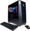 CyberPowerPC - Gaming Desktop - Intel Core i5-11400F - 8GB Memory - Intel Iris Xe - 500GB SSD - Black-Front_Standard