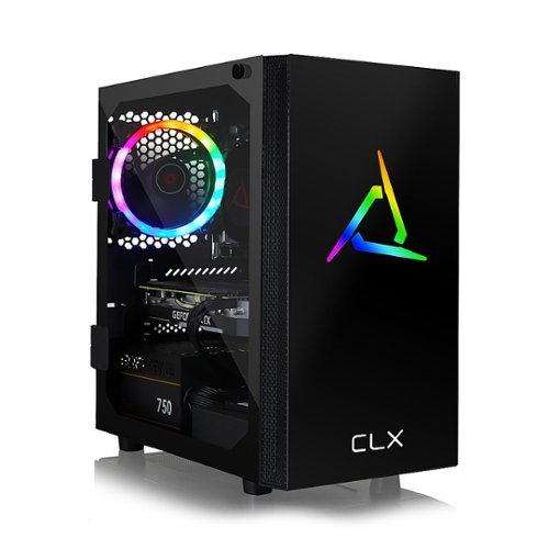 CLX - SET Gaming Desktop - Intel Core i7 10700KF  - 16GB Memory - GeForce RTX 2060 - 480GB SSD + 3TB HDD - Black