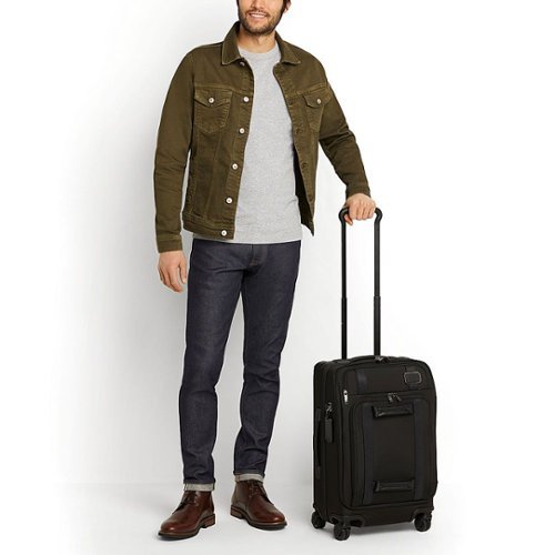 TUMI Merge International Front Lid 4 Wheeled Carry-On - Black SHOP ONLINE