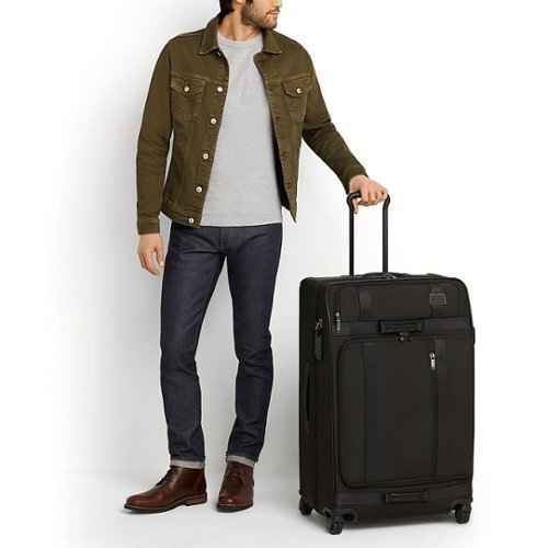 TUMI Merge Extended Trip Expandable 4 Wheeled Packing Case - Black SHOP ONLINE