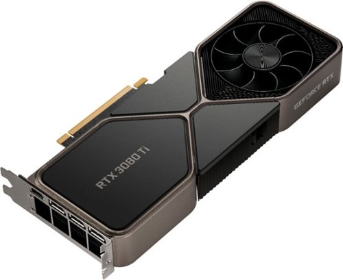 NVIDIA GeForce RTX 3080 Ti 12GB GDDR6X PCI Express 4.0 Graphics Card - Titanium and black GLOBAL SHIPPING