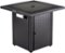 Legacy Heating - 28-Inch Square Fire Table - Black-Front_Standard