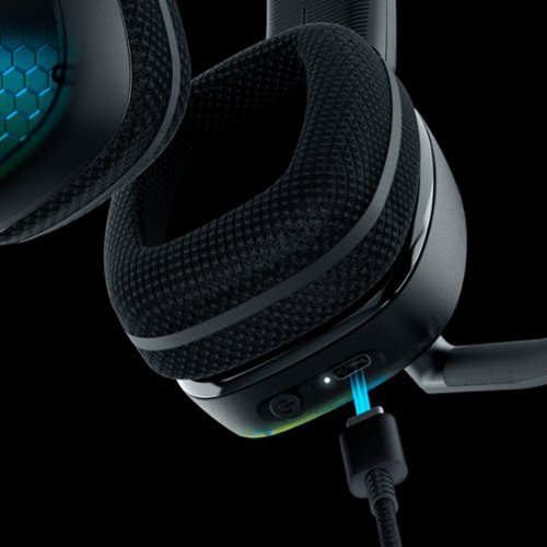 ROCCAT SYN Pro Air Wireless PC Gaming Headset with AIMO RGB Lighting - Black SHOP ONLINE