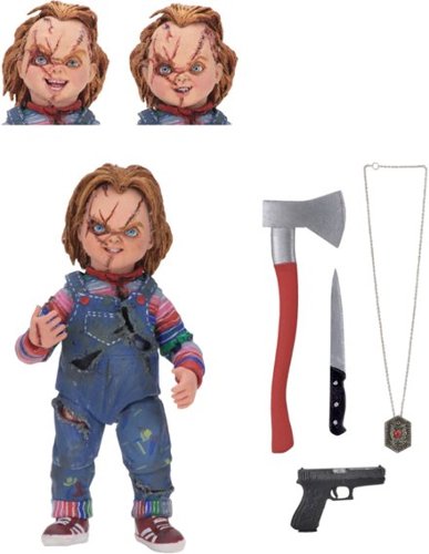 NECA - Bride of Chucky  Ultimate Damaged Chucky-Front_Standard 