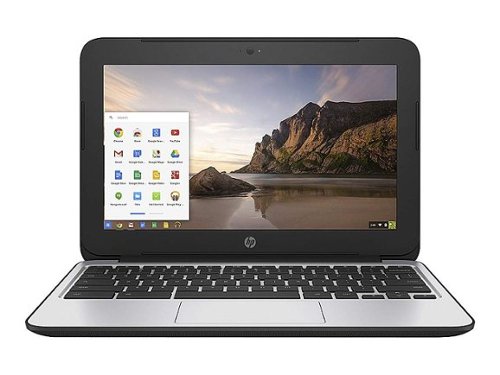 HP - 11 G4 11.6" Pre-Owned Chromebook - Intel Celeron N2840 - 4GB Memory - 16GB eMMC - Chrome OS-Front_Standard 