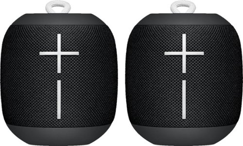 Ultimate Ears - WONDERBOOM Waterproof Portable Bluetooth Speaker 2 Pack - Black
