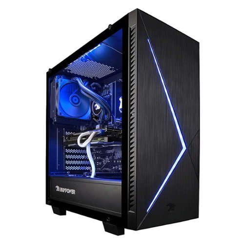 iBUYPOWER - REFURBISHED Gaming Desktop - Intel i7-8700K - 16GB Memory - NVIDIA RTX 2080 8GB - 1TB SSD - Black-Front_Standard 