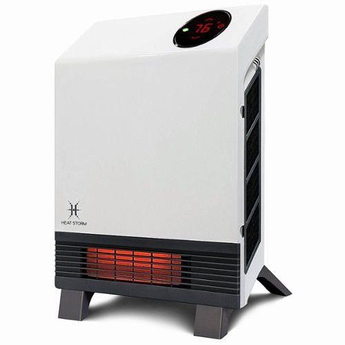 Image of EnergyWise - 1,000 Watt Infrared Portable Heater - WHITE