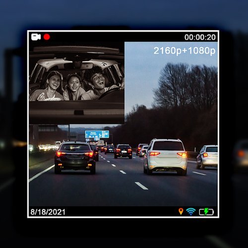 Rexing V5C 3” 4K Dual Dash Cam with Dual Band WiFi GPS with Adhesive Mount - Black HOW TO BUY