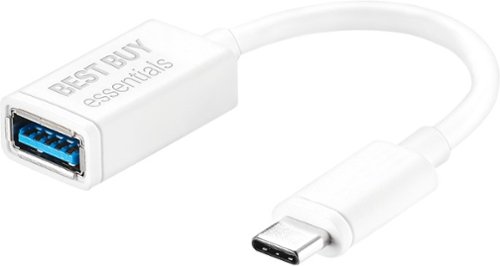 Best Buy essentials™ - USB-C to USB Adapter - White