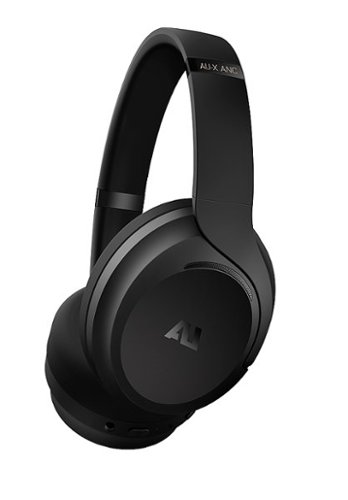 Ausounds - AU-X ANC Wireless Noise Cancelling Over-the-Ear Headphones - Black
