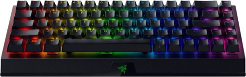 Razer BlackWidow V3 Mini Hyperspeed 65% Wireless Mechanical Linear Switch Gaming Keyboard with Chroma RGB Backlighting - Black GLOBAL SHIPPING