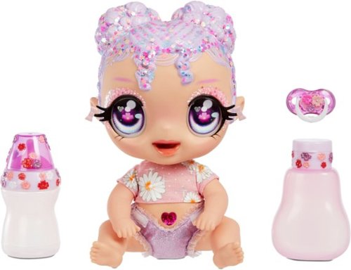 MGA Entertainment - Glitter Babyz Doll- Lavender (Flower)