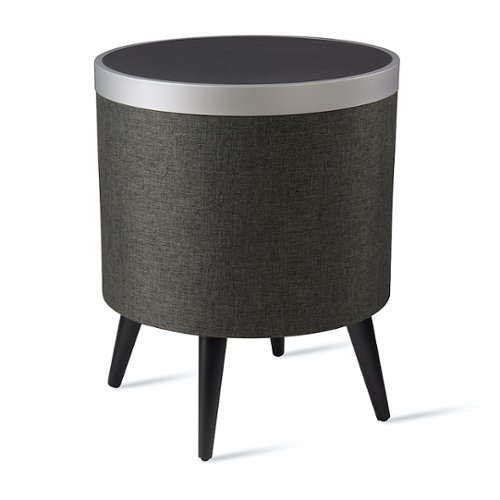 Koble - Zain Smart Side Table with Speaker - Black-Front_Standard 