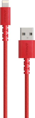 Anker - PowerLine Select+ USB-A to Lightning Cable 3-ft - Red