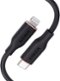 Anker - PowerLine III Flow USB-C to Lightning Cable 6-ft - Black-Front_Standard