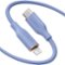 Anker - PowerLine III Flow USB-C to Lightning Cable 6-ft - Purple-Front_Standard