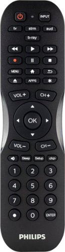 Philips - 4 Device Remote Control - Matte Black