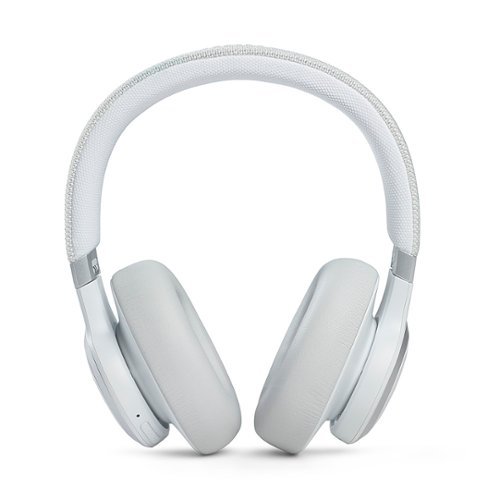 JBL - Live 660NC Wireless Noise Cancelling Headphones - White - White