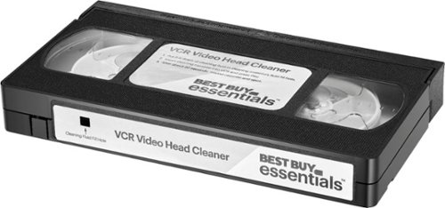 Best Buy essentials™ VCR Video Head Cleaner - Black WORLDWIDE DELIVERY