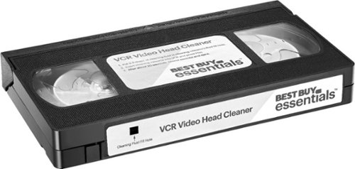 Best Buy essentials™ VCR Video Head Cleaner - Black HOW TO BUY