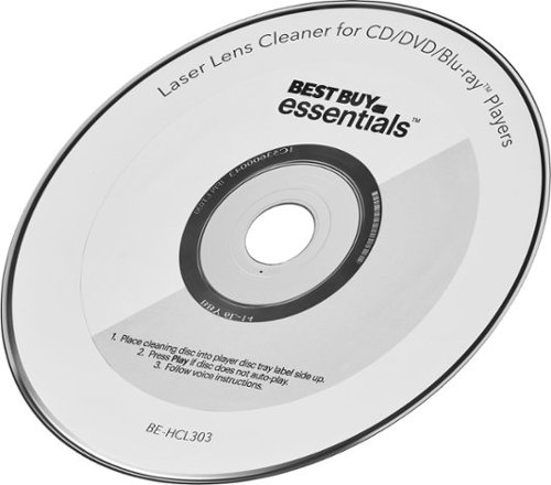 Best Buy essentials™ Laser Lens Cleaner - Blue/White WORLDWIDE DELIVERY