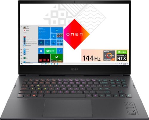HP OMEN - 16.1" Gaming Laptop - AMD Ryzen 7 - 16GB Memory - NVIDIA GeForce RTX 3050 Ti - 512GB SSD