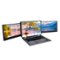 NHT - Portable 13.3" IPS FHD Dual Screen Monitor for Laptops - Black-Front_Standard